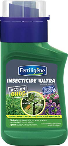 Fertiligène FSPRU250 - Insecticide Concentré Ultra Polyvalent UAB 250 ML - A Base d'huile de Colza et pyrèthrines - Usage Arbres, arbustes, Cultures Florales, Plantes Vertes, rosiers - Jusqu'à 250 m²