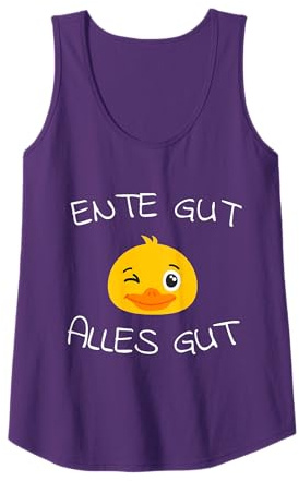 Enten Spruch Ente gut Alles gut ideale Geschenkidee Fun- Tank Top
