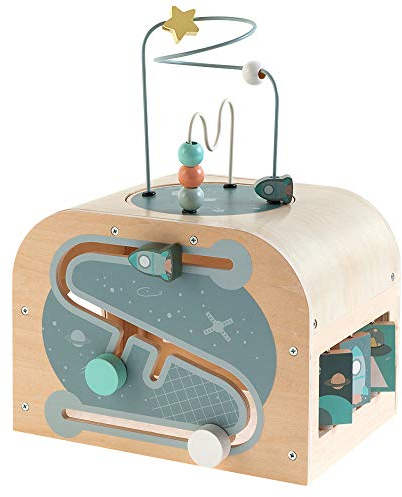 howa Motorikwürfel Aktivitätenwürfel Space aus Holz 6020