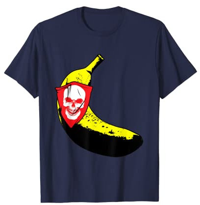 Banane in einem Bandana T-Shirt