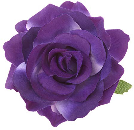 LALAFINA Haarnadel Mit Rosenblüte Blumenbrosche Für Damen Haarrose Rosenhaarnadel Haarschmuck Mit Blume Anstecknadel Für Haare Rosenblütenbrosche Blumenhaarclip