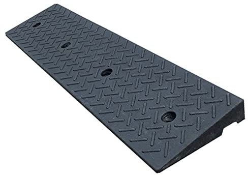 ANSNOW Bordsteinrampen Für Autos, Hochleistungsrampen, Schwellenrampe, Gummi-Schuppenrampe, Niedrige Autos, Fahrräder, Motorräder, Rollstühle, Trolleys, Suv-Laderampen, 100 X 25 X 10 Cm/39 X 10 X 4