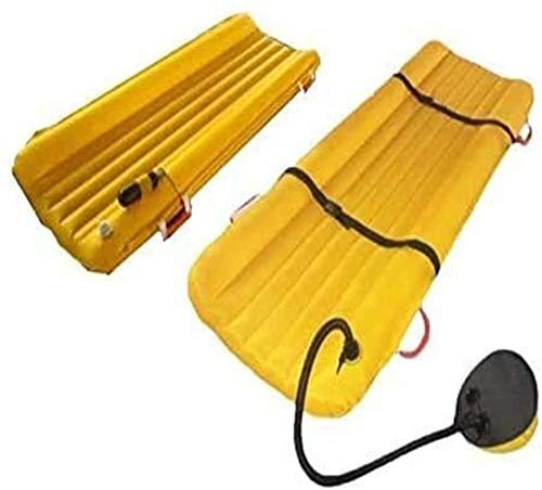 SIBEG Tragbare aufblasbare Rettungstrage, Multifunktions-Wasser-Notfallkorb-Rettungstrage, aufblasbare Trage für Wasser- und Landrettung 1202 – Pedalmodelle (automatische Modelle)