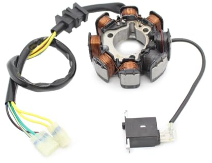 DYYOPRA Ersatzteile TRX 200A 200D Statorspulen Motorrad Magneto Stator Motorspule for Honda TRX200A TRX200D FourTrax 200 31120-HF1-004 Leicht zu ersetzen