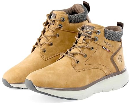 LEOSS ORIGINAL Zapatillas deportivas para hombre de caña alta, ligeras, para caminar, zapatillas altas para hombre