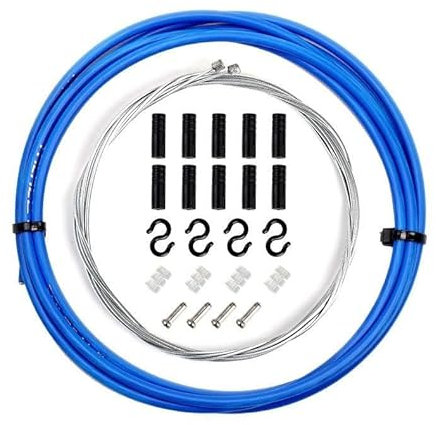 LUOKEKE Fahrrad Bremszug Schalthebel Umwerfer Bremse Draht Rohr Linie Schlauch Grundlegende Bremse Kabel Sets Gehäuse Gruppe Sets for MTB Bike Mountain Road Bremszug Fahrrad(Style D)
