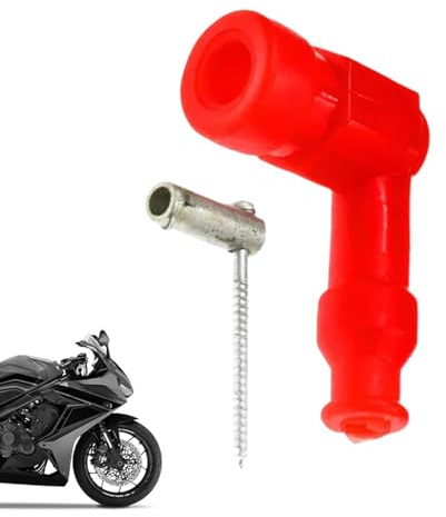 Dioeazh Tappo per tappo in gomma per moto, tappo per bagagliaio per candela - Cappuccio candela in gomma impermeabile per candela - Parte di ricambio senza resistenza moto multicolori per