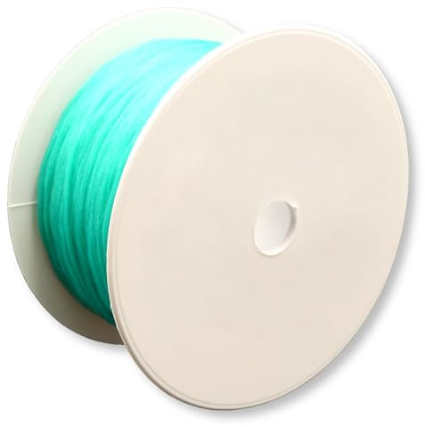 DEWEPRO Filo da muratore, 100 m, verde, diametro 1 mm, resistente agli strappi e alle intemperie, in polietilene, per edilizia, giardino e artigianato