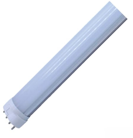 Lampadina LED 2G11 8W 9W 4Pin Barra Tubo 225mm Retrofit LED Orizzontale PL Luce per casa garage magazzino(Natural White 4000K,9W)