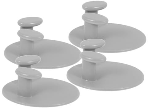 Operitacx Set da 4 Ganci Adesivi Ovali per Organizzatore per Cavi Elettrici in Materiale Sintetico, Porta Cavi Multifunzione per Elettrodomestici e Asciugamani in Casa