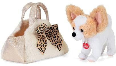 Trudi Chien Animalier Fashion Bag Animaux en Peluche idée Cadeau | 17x20x11cm Taille XS | Fashion Pets | modèle 56080