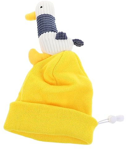 Cartoon Helmbezug für Schneesportarten, Elastische Helmschutzhülle | Gelb, Yarn, Einhorn Doll Design, Waschbarer Helmbezug, Skihelm Fasching Helmüberzug