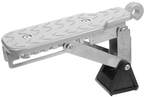 Hemobllo Marchepied Alliage Aluminium pour Porte de Voiture Robuste et Antidérapant Facile Au Toit pour Suv Camion et Remorque Installation Simple pour Camping et Utilisation Tout