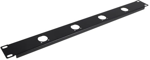 FRCOLOR Audio Patch Panel Xlr Panel Mount for Rack Mount Cord Organizer for Wall Wire Management in Home Office Network Cabinets