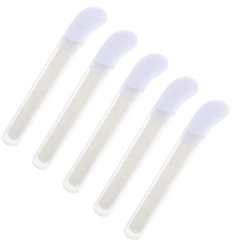 IMIKEYA 5 lime in ceramica per unghie e pedicure, strumento per lucidare e formare le unghie, accessorio pratico per manicure e pedicure, dimensioni standard, colore casuale, colore casuale