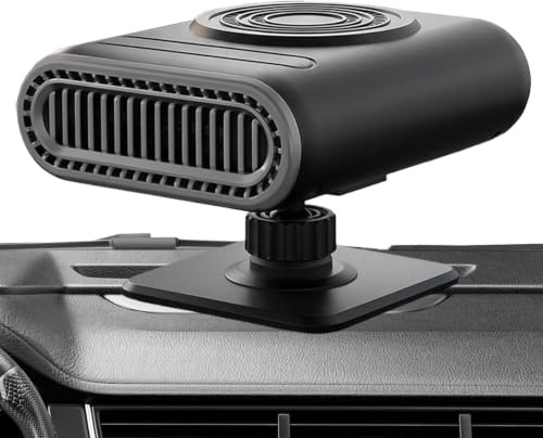 Chauffage pour Voiture Dégivreur De Vitre De Véhicule 12V À Angle Réglable