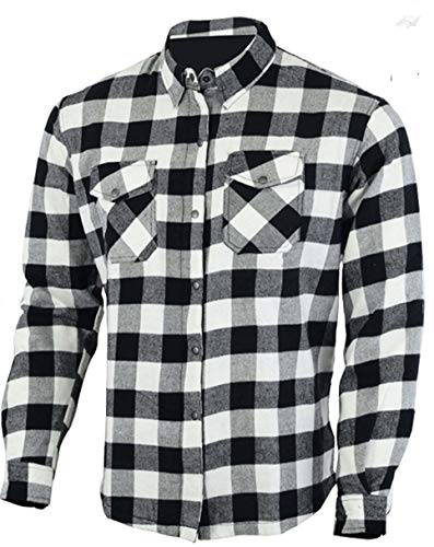 Motorradkluft, Kevlar-Aramid-Faser, langärmelig, CE1621-1, Kunststoffpanzer, Schwarz/Grau, Größe L