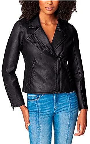 [BLANKNYC] Luxury Clothing Veste de Moto Semi-ajustée en Cuir Vegan Luxury Clothing Veste de Moto Semi-ajustée en Cuir Vegan Femme