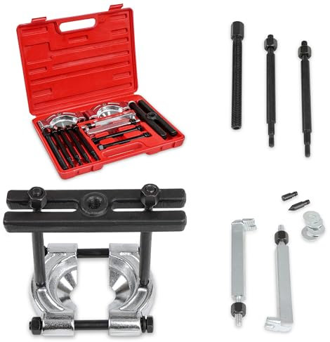 ABN Gear extractor y separador de rodamientos divisor (14 piezas) – Kit de servicio pesado – Vehículo Gear, Polea, volante, rodamiento de bolas