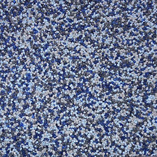 Buntsteinputz Mosaikputz 1-2mm SOP69 Anthrazit/Grau/Hellblau/Dunkelblau - Hergestellt in Bayern -