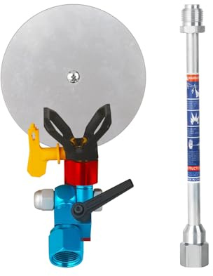 DUSICHIN Airless Spray Gun Paint Edger Guide Edge Spray Tool Paint Accessory Extension Airless Paint Sprayer Nozzle 517 Tip 10 Inch Extension Pole DUS8325
