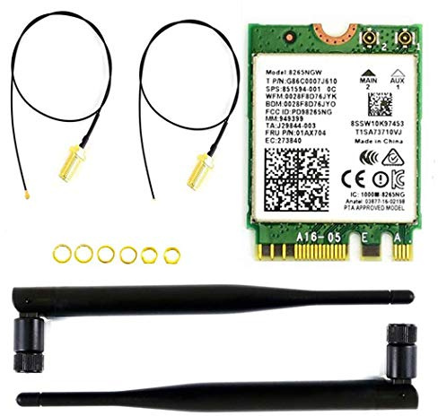 Waveshare AC8265 Wireless NIC Applicable for Jetson Nano 2.4G / 5G WiFi Dual Mode Module