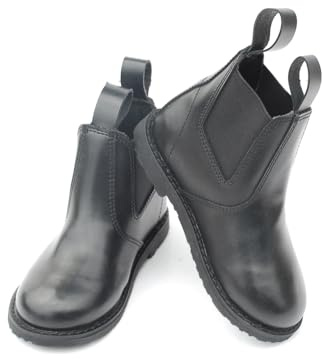 Rhinegold Little Ones - Stivaletto Jodhpur, Unisex - Bimbi 0-24, Rhinegold Little Ones - Stivali da Equitazione, Nero, 10 (EU30)