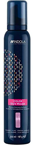 Indola Permanent Colour Mousse Powdery Lilac, Delicate lavender, 200 ml