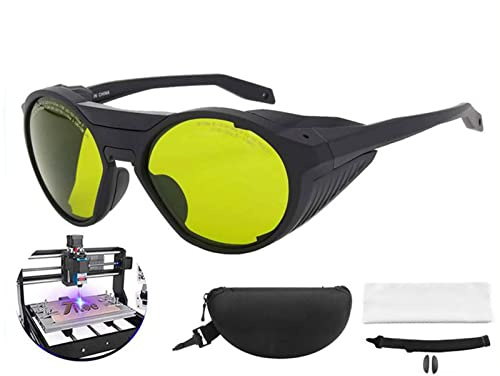 maoxiaoge Laser Schutzbrille Sicherheitsbrille speziell für 980nm 1064nm | 190-490nm 800-1100nm, Laser Safety Goggles Glasses, Laserfilter Schattierung, Für Laserschneiden Schweißen UV Brille