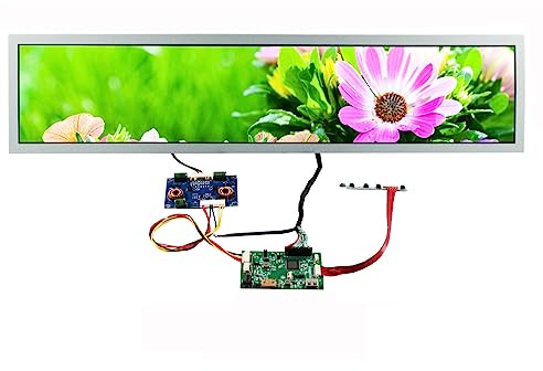 VSDISPLAY 28 1920x360 60HZ DV280FBM-NB2 IPS Long Strip Bar LCD Display | e H/D USB LVD Controller Board, supporto immagine 180 gradi di rotazione