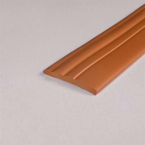 Flexible Baseboard Molding Trim 4 Inch x 16.4 Feet Self-Adhesive Vinyl Wall Base, Flexible Caulk and Trim Strips for Floor Wall Base Cove and More