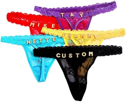Personalisierte Buchstaben-Taillenkette,Personalisierte Sexy Tanga-Höschen,Personalisierte Namens-Körperkette,Goldener Anhänger,Unterwäsche-Schmuck,Geburtstagsgeschenk Für Frauen,Mädchen,Sie,Sch