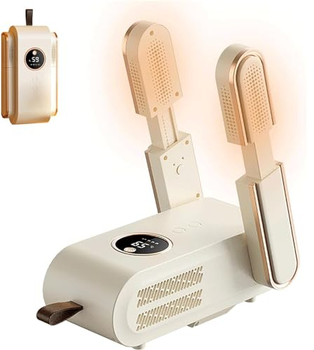 KRILLIQ Electric Shoe Dryer with Heat Blower Portable Boot Dryer Fast Boot Dryer Rack Machine Eliminate Bad Odor and sanitize Shoes