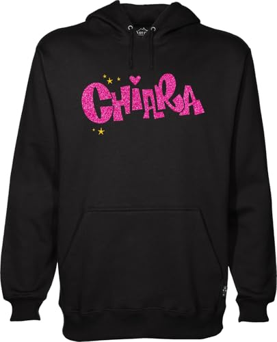 MAGLIERIA CONFORTI Esclusiva! Felpa Chiara dissing Tony e Fede con Cappuccio per Adulti Unisex Uomo Donna Ragazzi cantanti Rapper Trap Savage (IT, Testo, L, Regular, Regular, Nero)