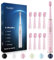 7AM2M Sonic Electric Toothbrush for Adults and Kids- High Power Rechargeable Toothbrushes with 8 Brush Heads,5 Adjustable Modes, Built-in 2-Minute Smart Timer,4 Hours Fast Charge for 75 Days(Pink)