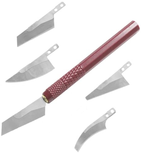 ABEST Mini sierra de mano Model Craft Tools con 4 hojas de sierra DIY Craft Pieces Modelismo Hobby DIY Hacksaw Tool Kit para cortar a mano piezas de modelos a pequeña escala