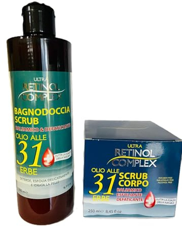 olio alle 31 erbe scrub corpo balsamico esfoliante defaticante e un bagnodoccia scrub balsamico e defaticante olio alle 31 erbe