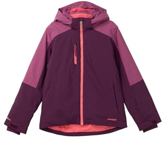 Spyder Girls' Mila Jacket (Big Kid), Plum