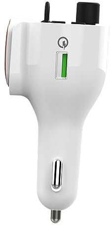 CAXUSD Auricolare Multifunzione Wireless Auto Risposta Chiamate Vivavoce Microfono Integrato Caricabatterie Usb Aux Out Supporto Sicuro Guida