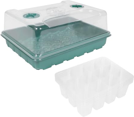 VICASKY Scatola per Germinazione delle Piante Vassoio per Semina Accessorio da per Coltivare Ortaggi e Piccole Piante in Casa Vivaio