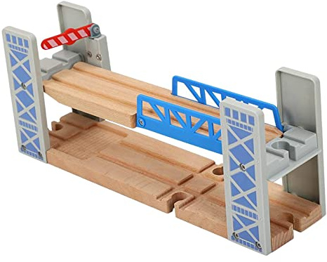 Oshhni Holzeisenbahn Set – Eisenbahnschienen Brückenerweiterung, Kompatibel mit Allen Großen Marken, Holzeisenbahnsystem, Schienenspielzeug