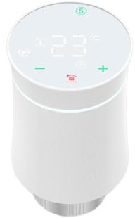 Violiica Digitales Heimheizungs-Thermostatventil mit programmierbarer Zeitplanung, Sprachsteuerung und kabellosem Fernzugriff für energieeffizientes Temperaturmanagement