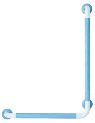 Barre D'appui De Sécurité For Toilettes, Douche En Forme L, Main Courante D'équilibre Murale For Cuisine, Chambre À Coucher, Baignoire, Et Marches(Blue)