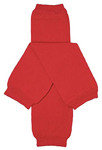 juDanzy Solid Red Baby and Toddler Boy and Girl Leg Warmers