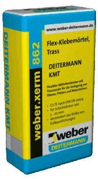 weber.xerm 862, 25kg - Flex-Klebemörtel, Trass