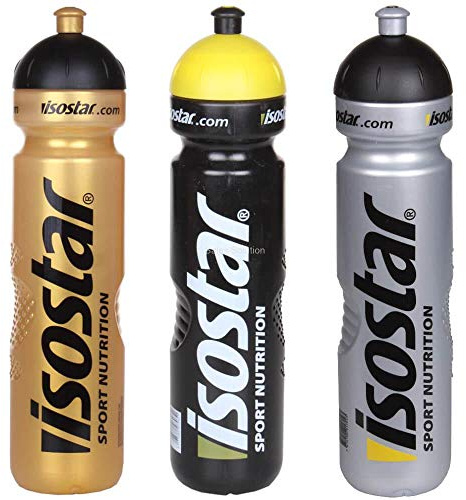 Isostar - Botella (1 L), Color Dorado