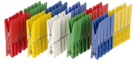 WENKO Wäscheklammern Colorado 50-teilig, 50-teilig