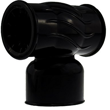 marielove Magic Wand Aufsatz für ihn, 40mm, Vibrator Silikon Aufsatz für Magic Wand Massagegeräte (Black Hammer)