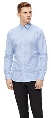 SELECTED HOMME Herr Shdonenew-Mark skjorta Ls Noos affärströja, Flerfärgad (Skyway Checks), XL