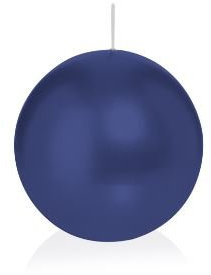 Kugelkerzen Dunkelblau 100 mm, Inhalt 6 Stück